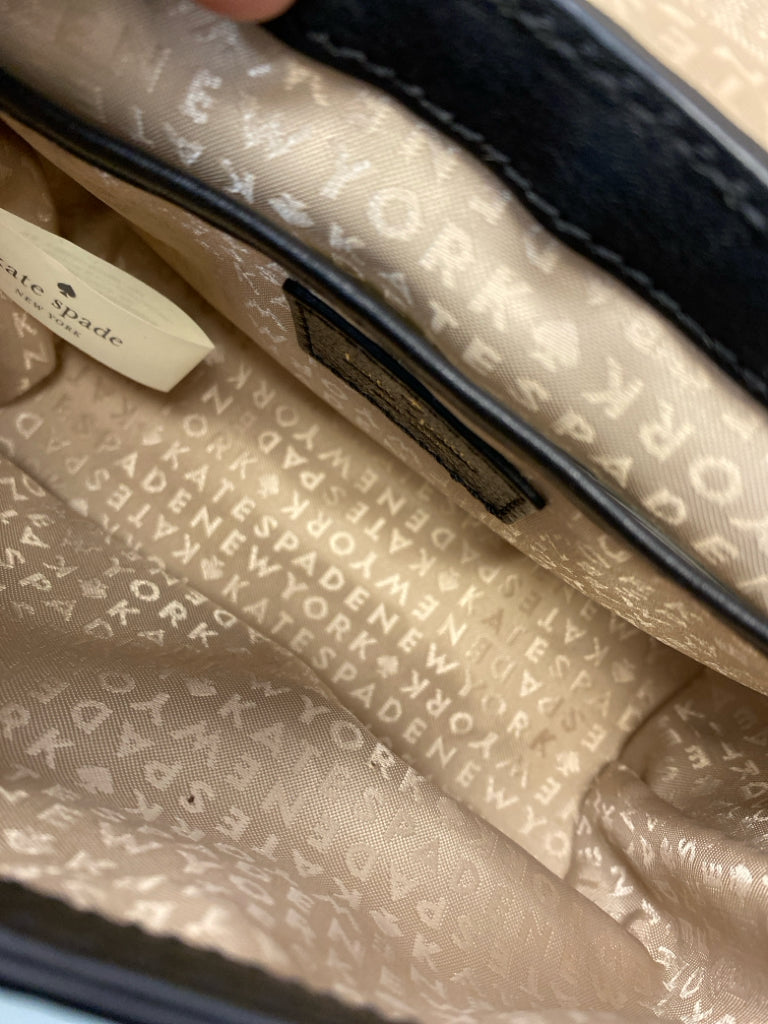 Kate Spade Cream Black Stripe(s) Crossbody