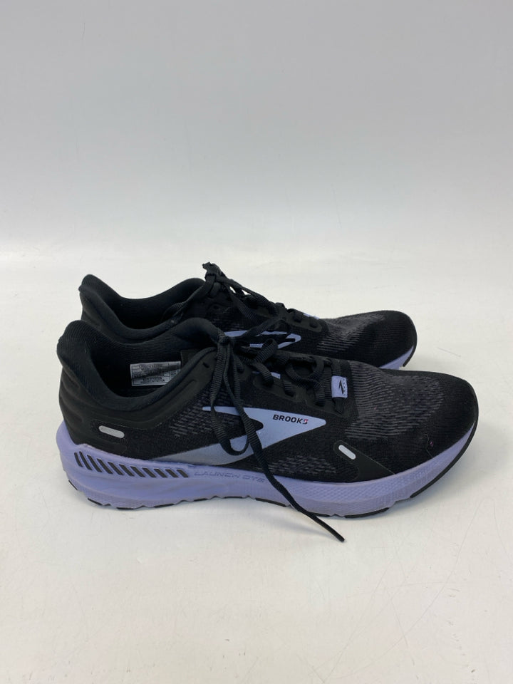 Brooks US Shoe Size 9.5 Black Purple Lace-up Sneakers
