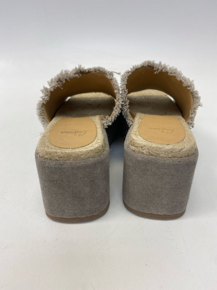 Castaner  Size 38 Gray Fringe Sandals