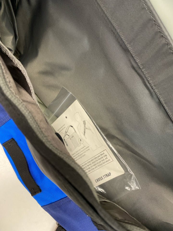 Blue Messenger Bag