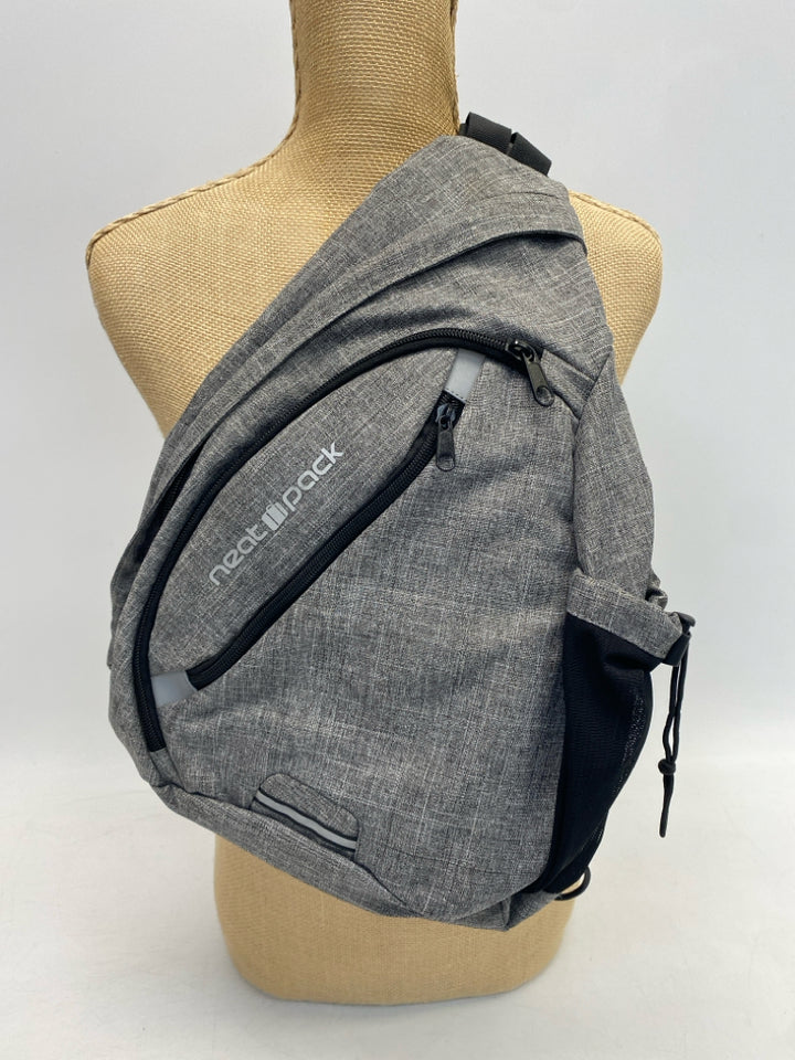 Gray Black Handbag