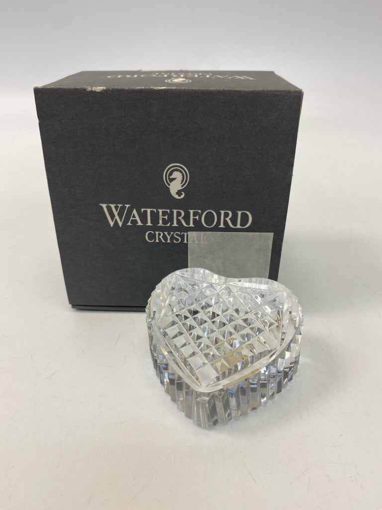 Waterford Faceted Crystal Paperweight