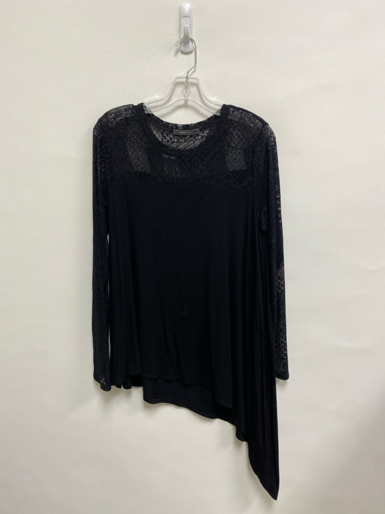 BCBG Size L Black Ladies Top