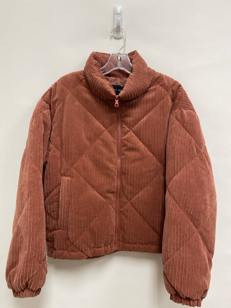 LOVE TREE Size M Dusty Coral Puffer Corduroy Ladies Jacket