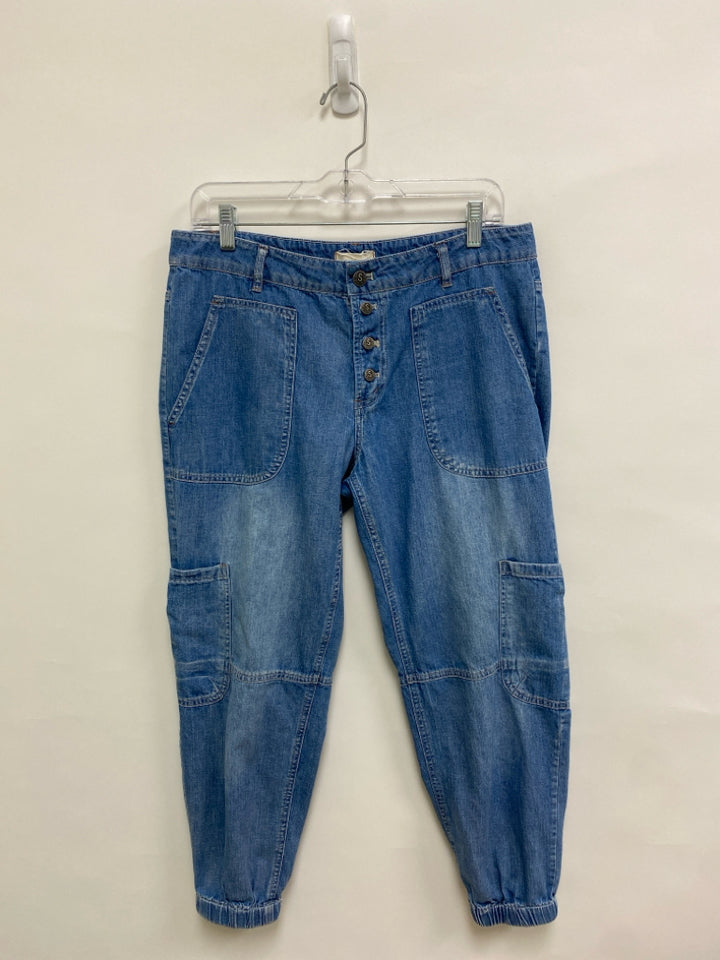 Sundance Size 6P Blue Denim Joggers Petite Jeans