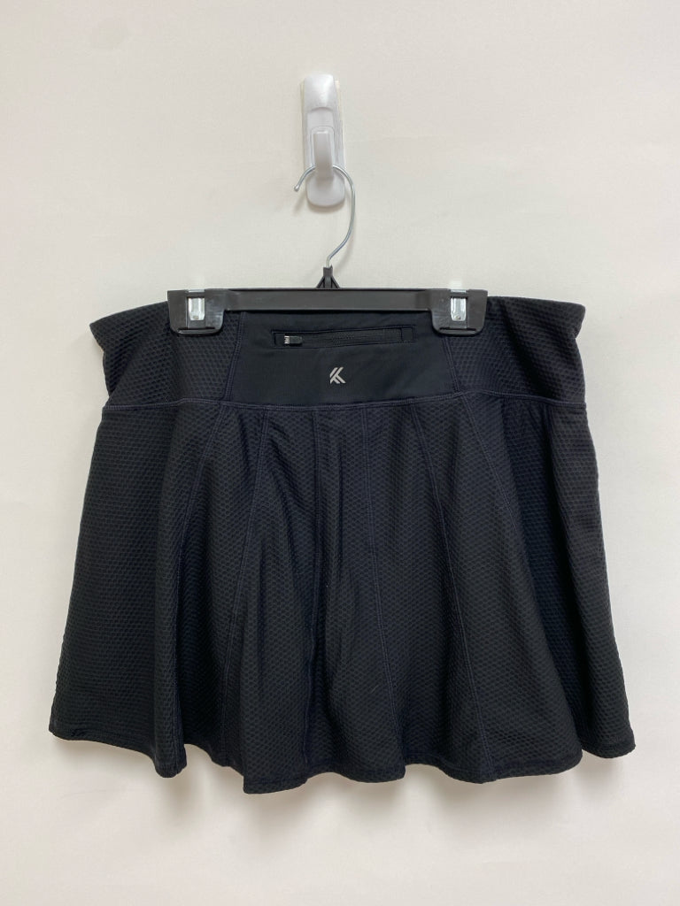 kyodan Size L Black Texture Athletic Skort