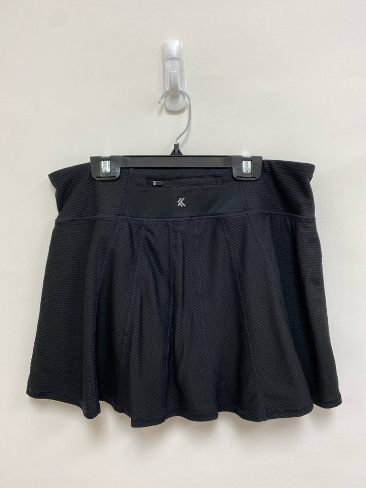 kyodan Size L Black Texture Athletic Skort