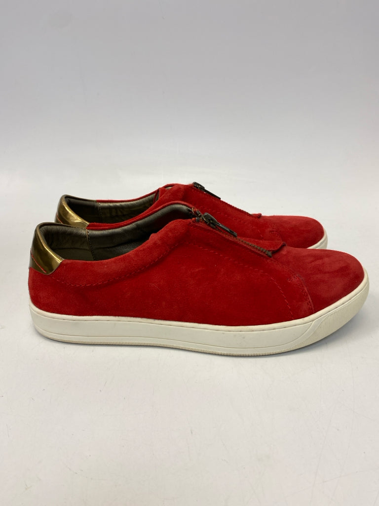 Johnston/Murphy  Size 8.5 Red Suede Sneakers