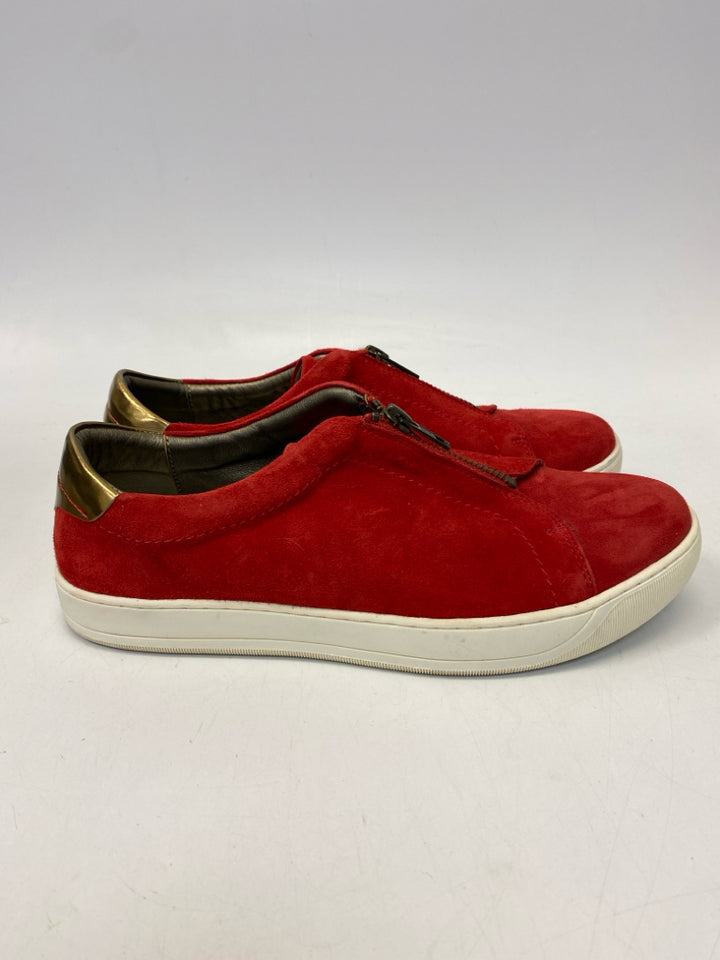 Johnston/Murphy  Size 8.5 Red Suede Sneakers