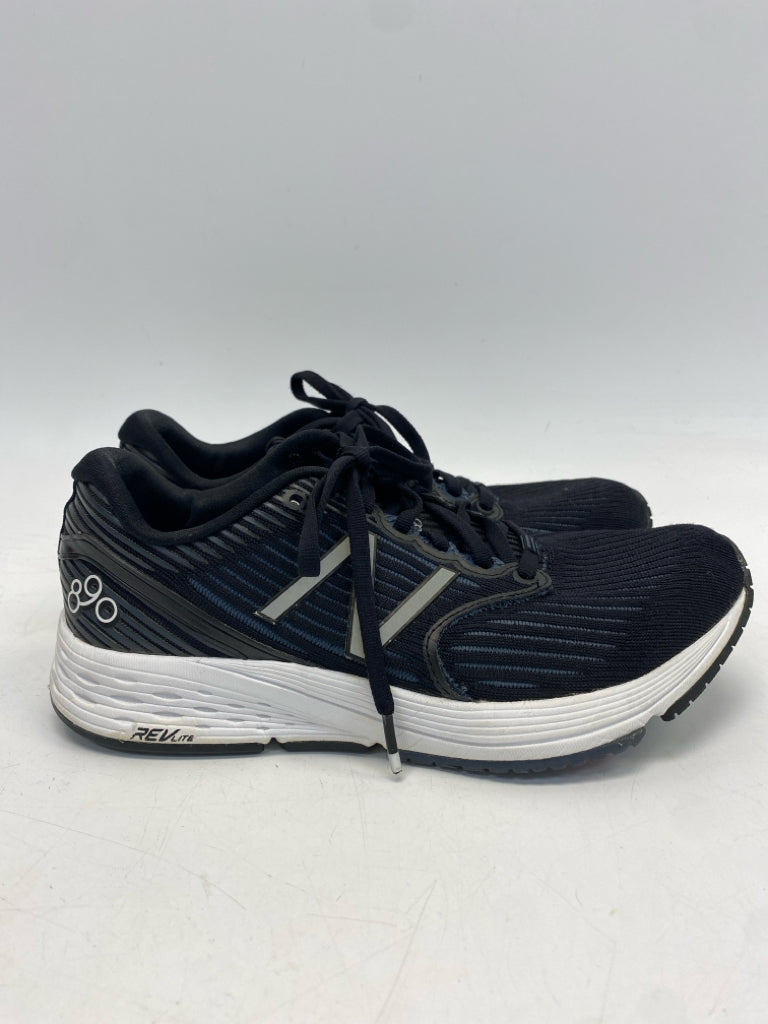 New Balance  Size 8 Black Gray Lace-up Sneakers