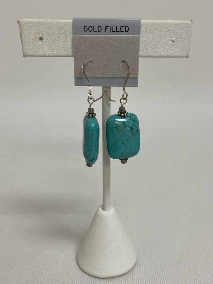 NWT Turquoise Silver Stones Earrings
