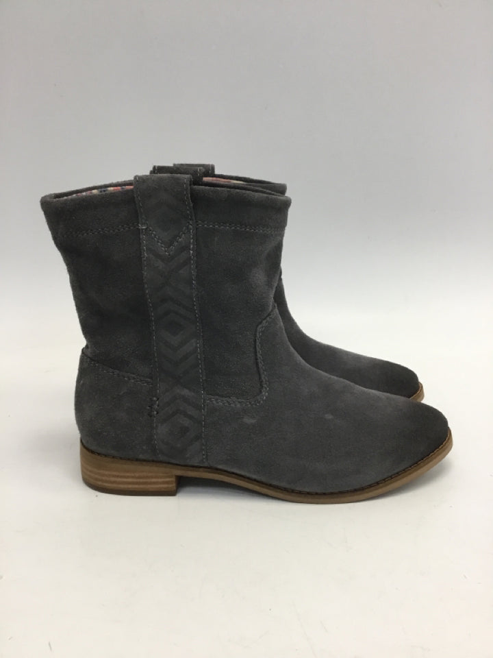 Toms US Shoe Size 6.5 Gray Boots