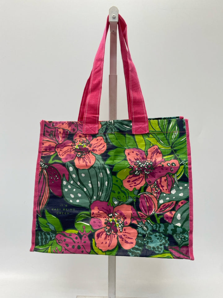 LILLY PULITZER Multi-Color Floral Tote Bag