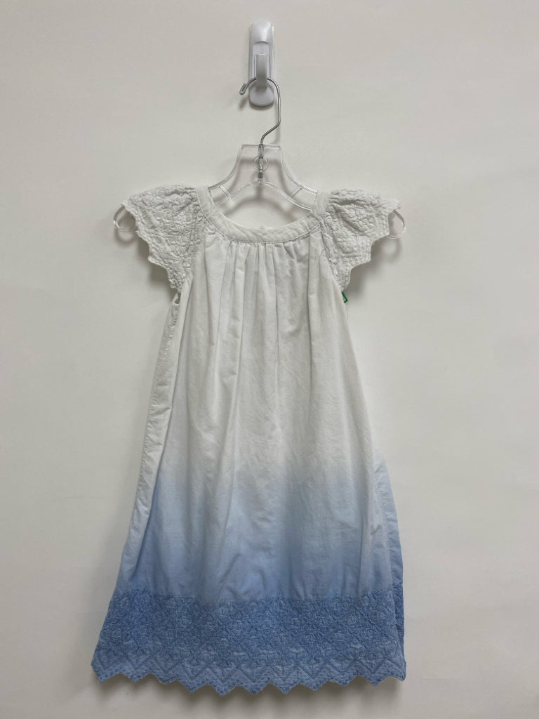 Baby Gap SIZE 5 White Blue Gradient Sleeveless Girl&