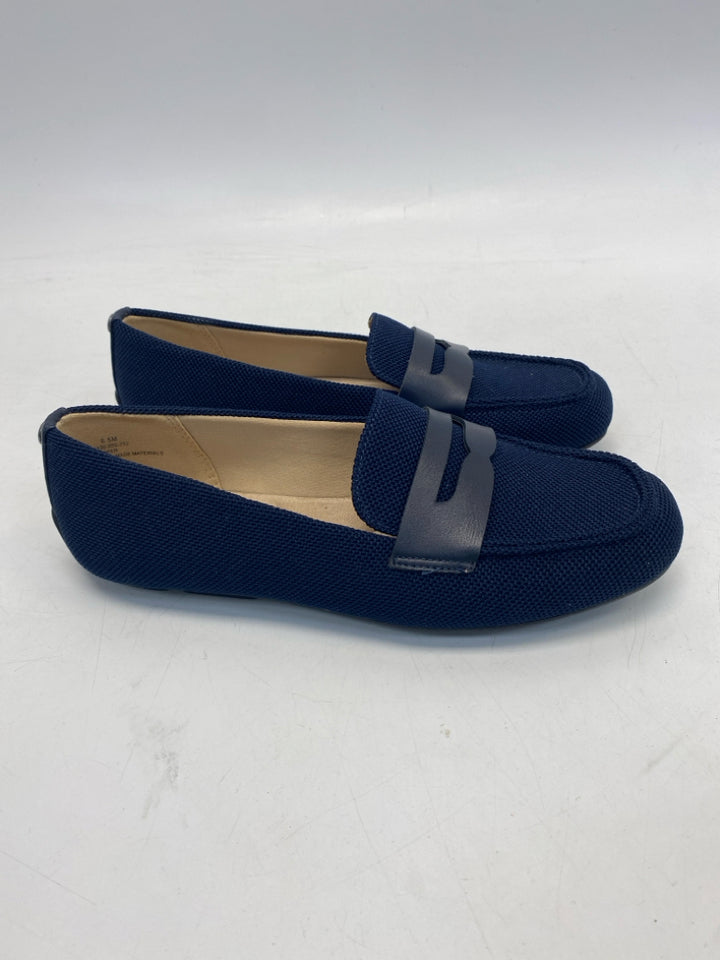 Kim Rogers US Shoe Size 6.5 Navy Knit Flats