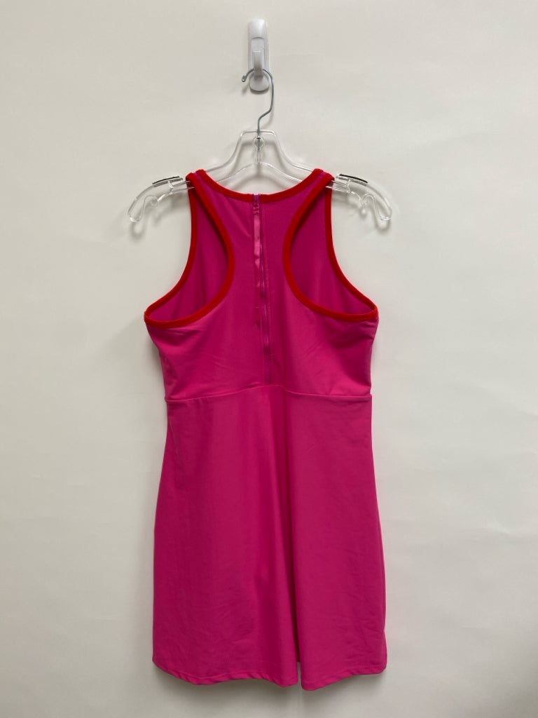 SAGE Size L Red Pink Trimmed Athletic Dress