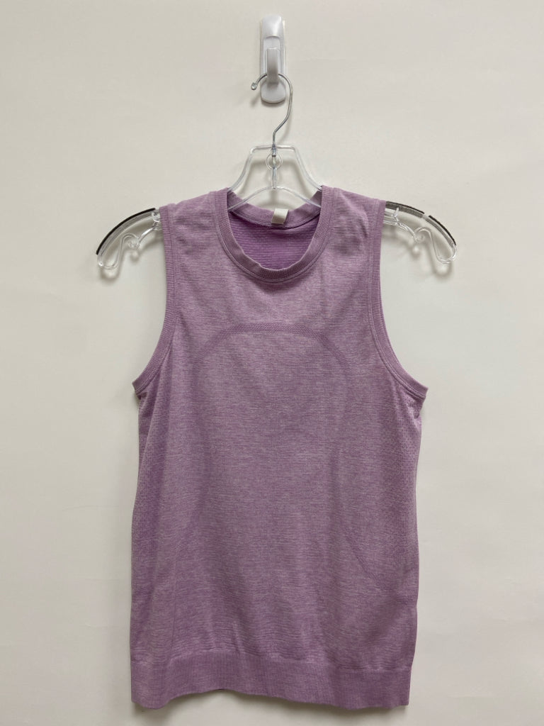 Lululemon Size 2 Lavender Heather Sleeveless Athletic Top
