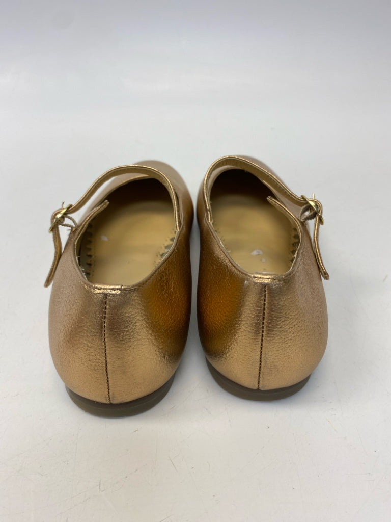 Mini Boden EU Shoe Size 37 US Shoe Size Gold Metallic Flats