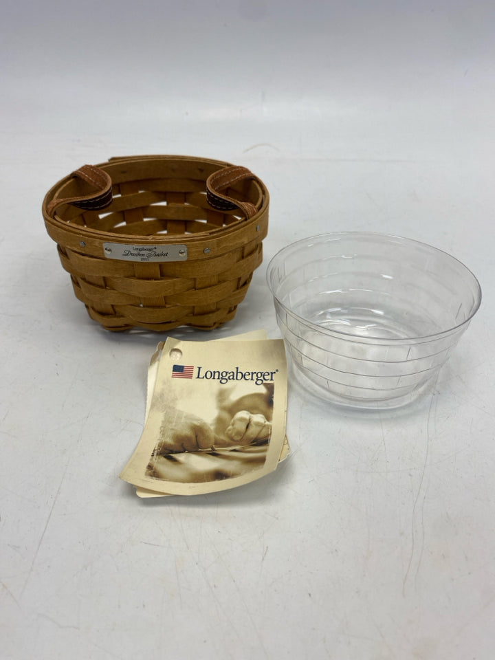 Longaberger Brown Woven Wood Basket