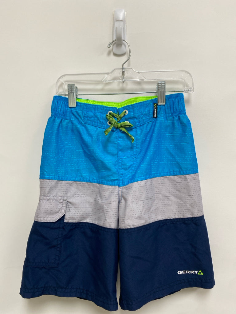 Gerry SIZE 7/8 Blue Gray/Navy Stripe Boy&
