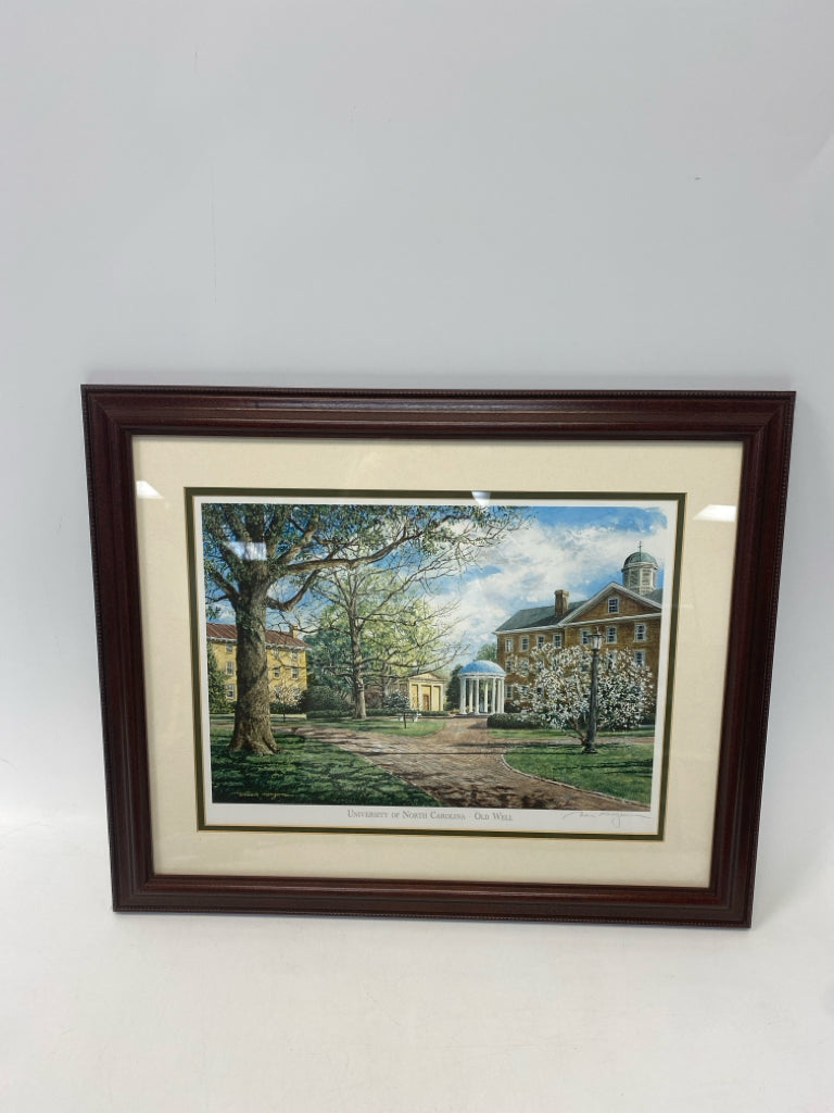 Green Multi Color UNC Framed Art
