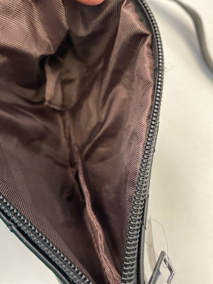 NWT Black Quilted Tote Bag