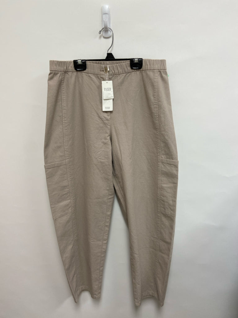 NWT Eileen Fisher Size M Beige Ladies Pants