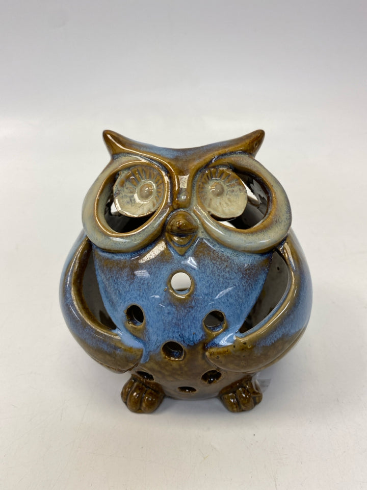 Brown Blue Candleholder(s)