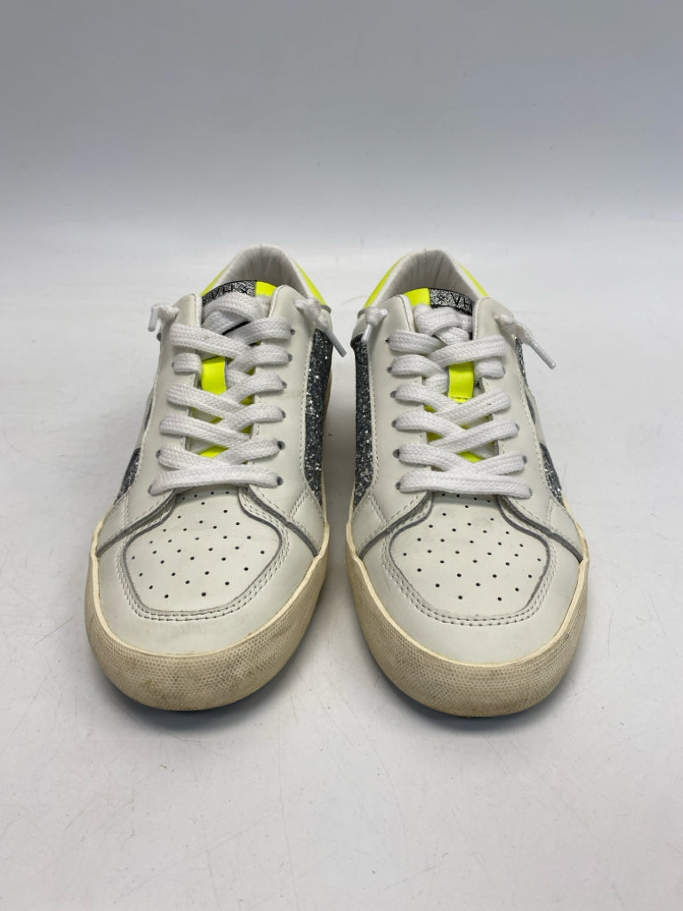Vintage Havana US Shoe Size 9 White Silver Glitter Sneakers