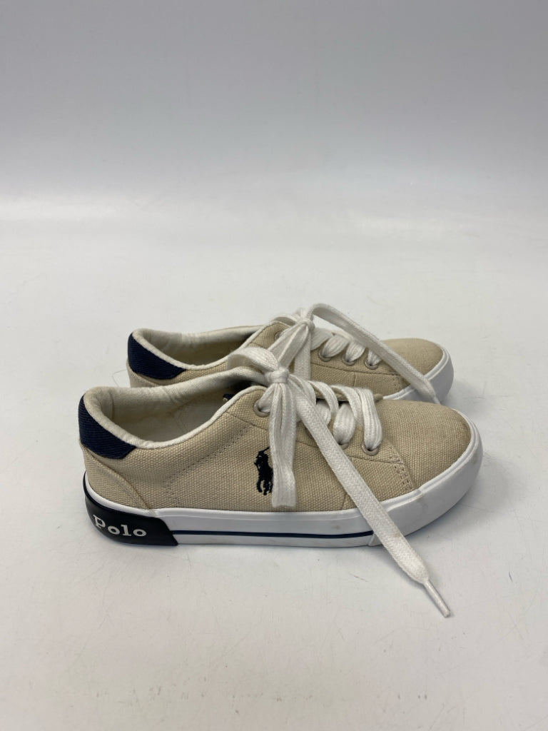 Polo SIZE 12 Tan Navy Lace-Up Boy&