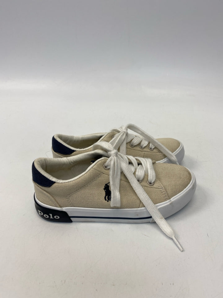 Polo SIZE 12 Tan Navy Lace-Up Boy&