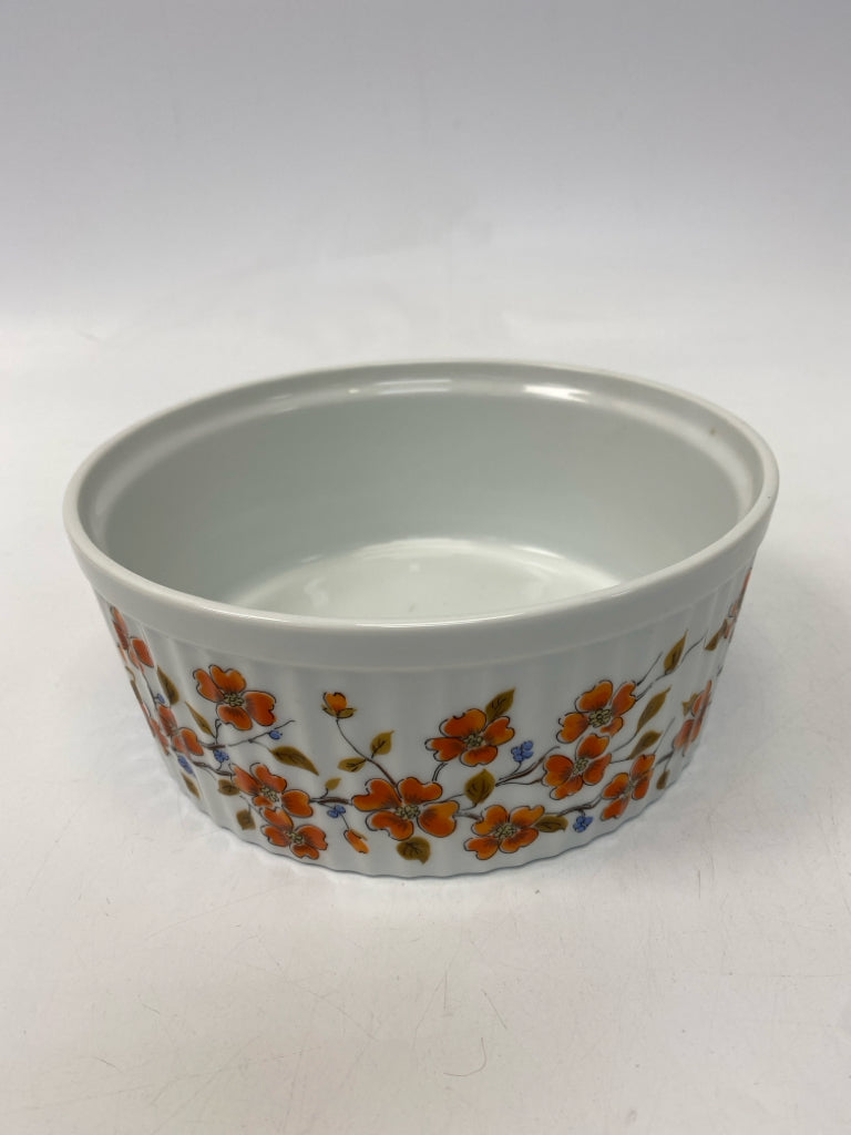 White Orange Dogwood Bakeware