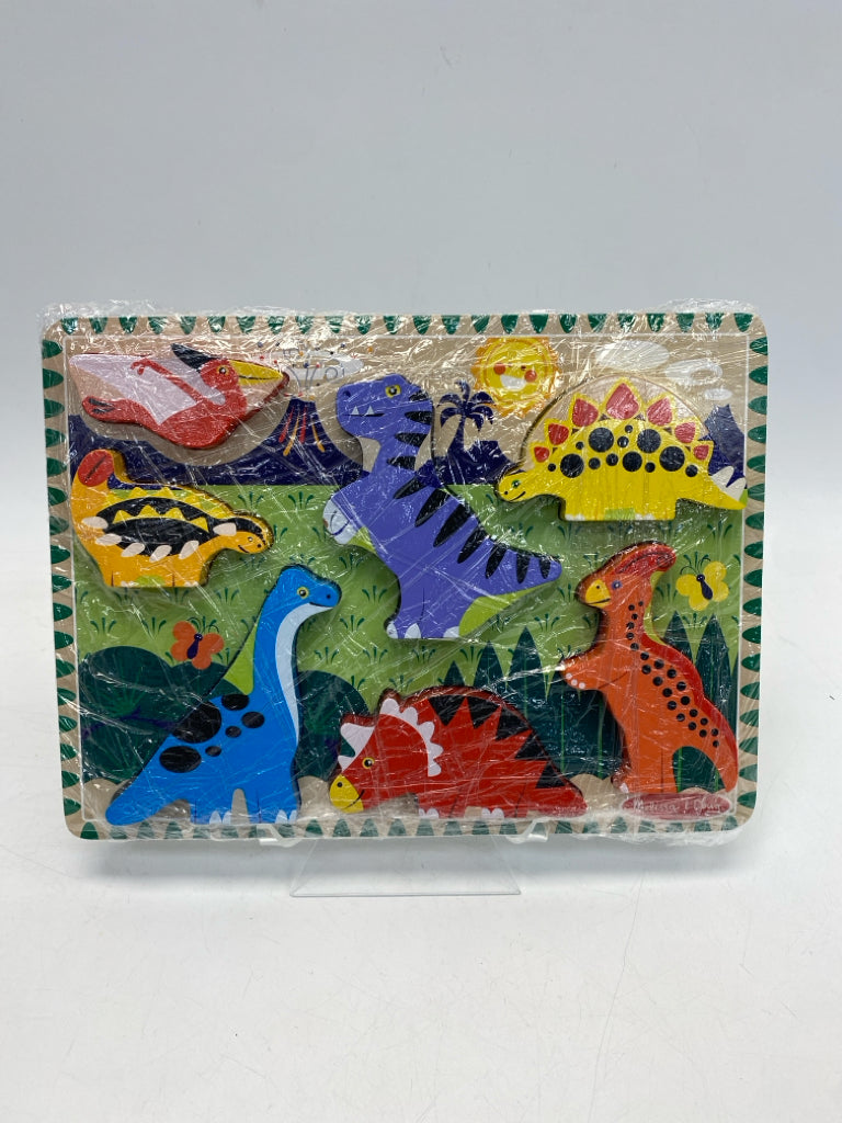 Melissa and Doug Dinosaurs Wood Kids Puzzle