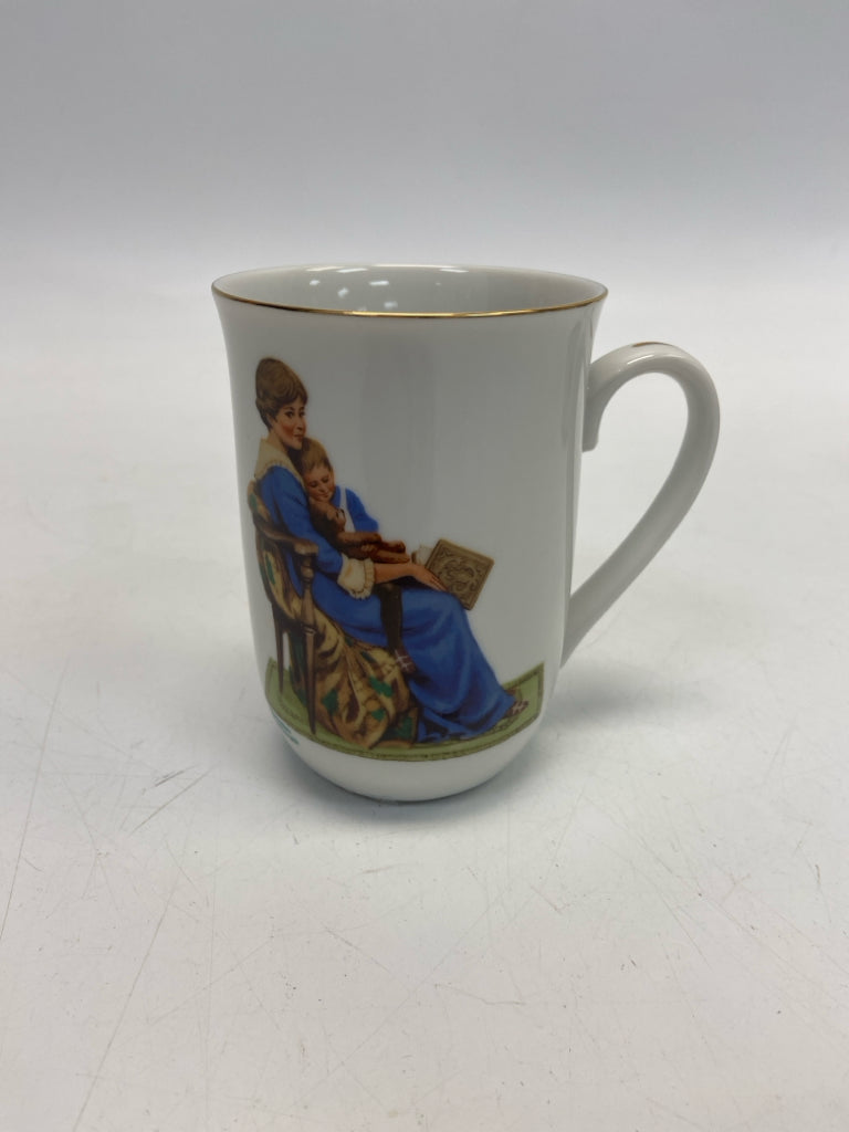 Norman Rockwell Assorted Scene Coffee Mug