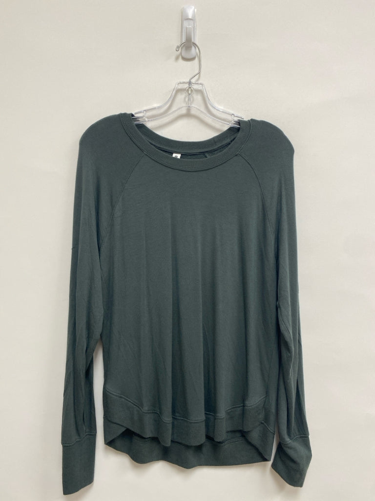 Athleta Size M Gray Long Sleeve Ladies Top