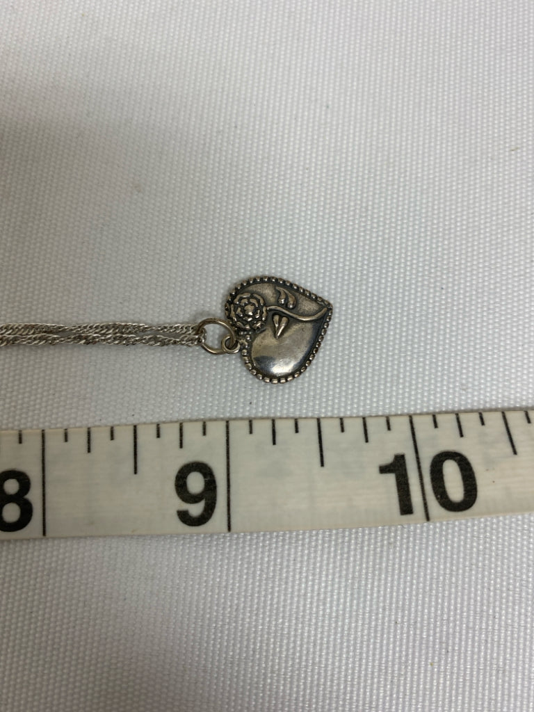 Silver Hearts Necklace