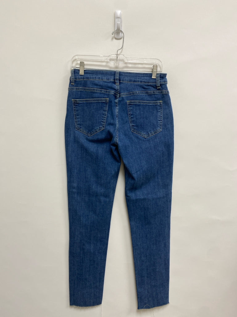 NWT Vocal Size L Blue Denim Pearls Ladies Jeans