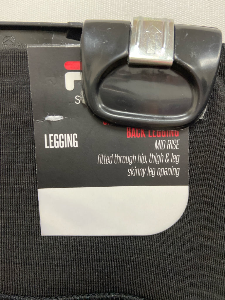 NWT Fila Size L Black Athletic Leggings