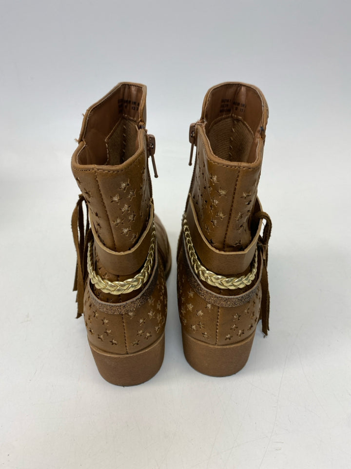 Dream Pairs SIZE 1 Brown Gold Girl&
