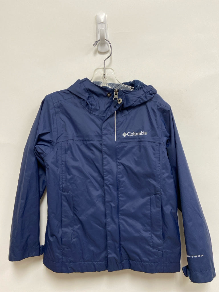 Columbia SIZE 4/5 Navy Zip Down Hooded Boy&