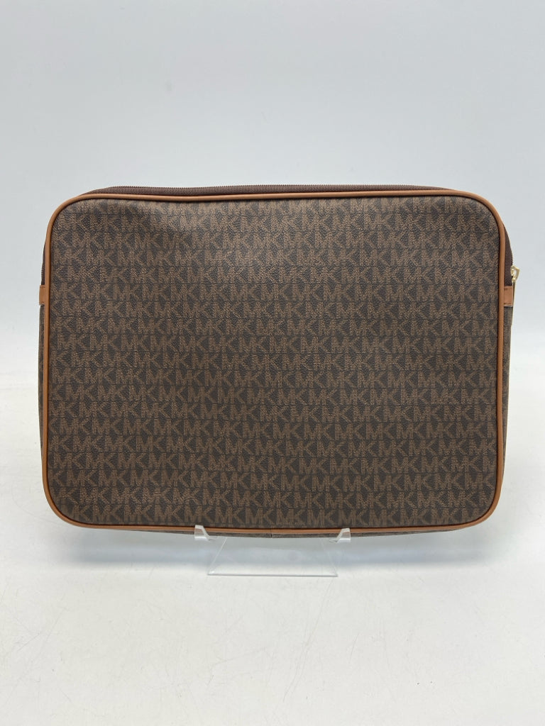 Michael Kors Dark Brown Signature Electronic/Accessory