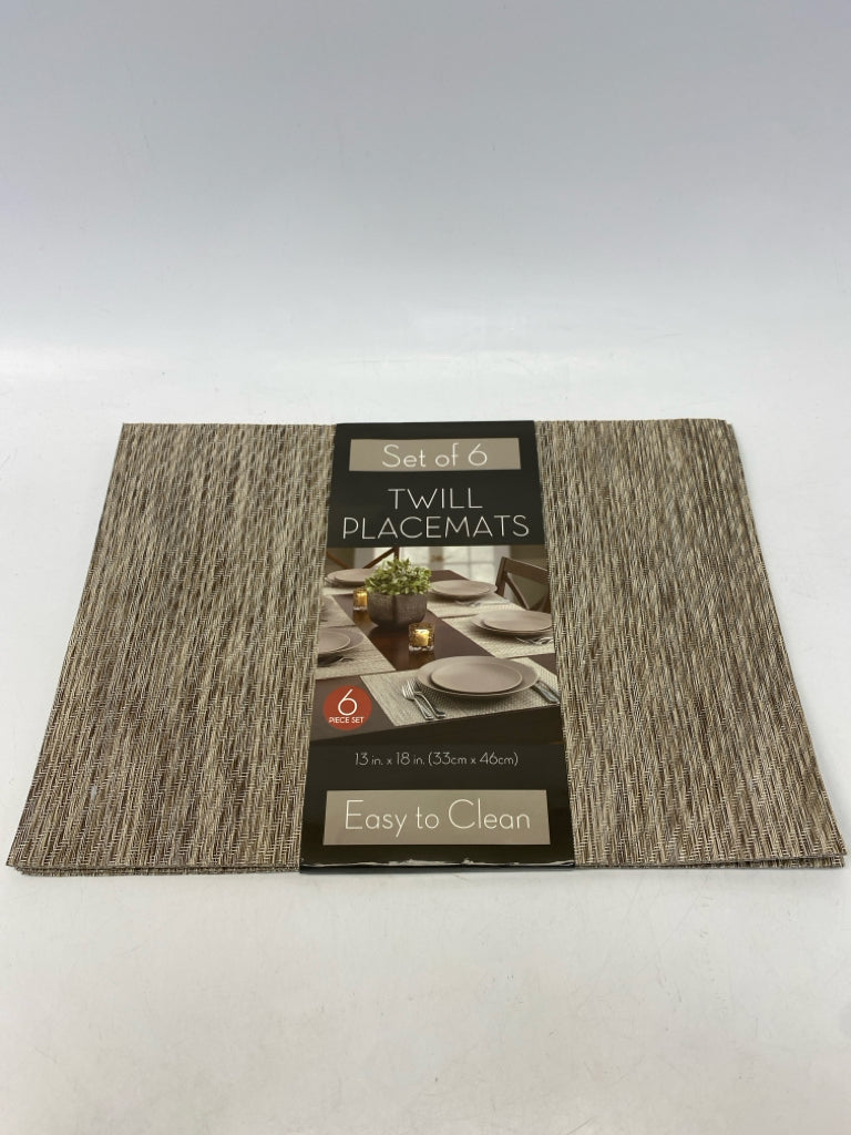 NEW Brown Placemats