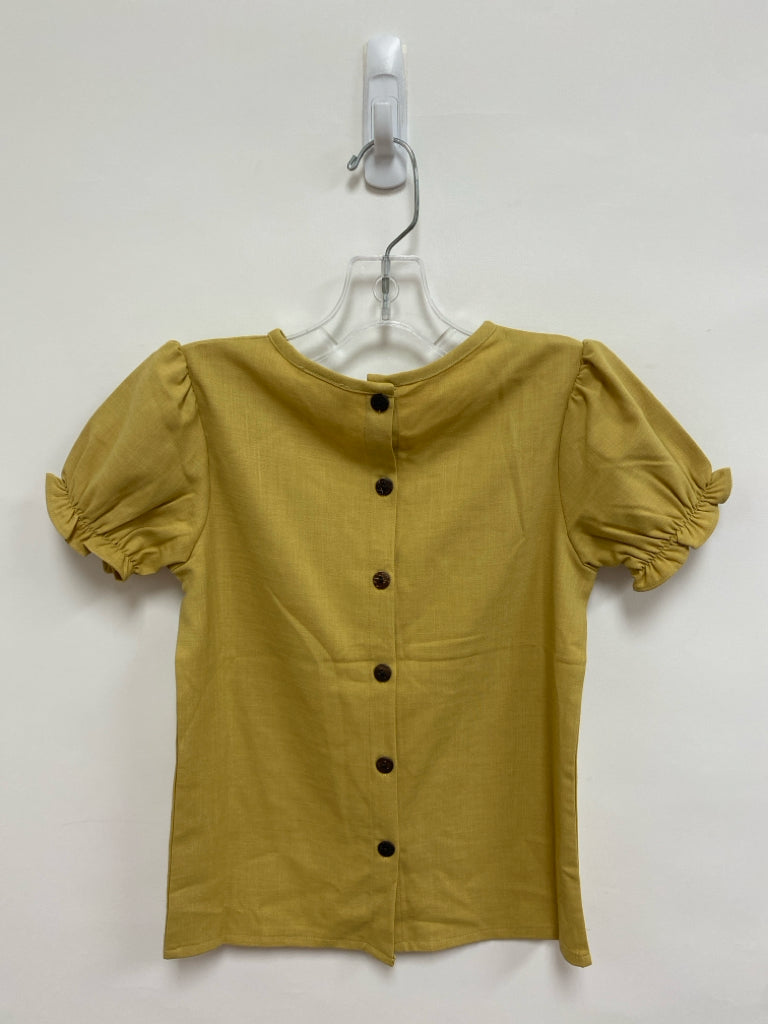 busy bees SIZE 7 Dusty Gold Ruffles Girl&