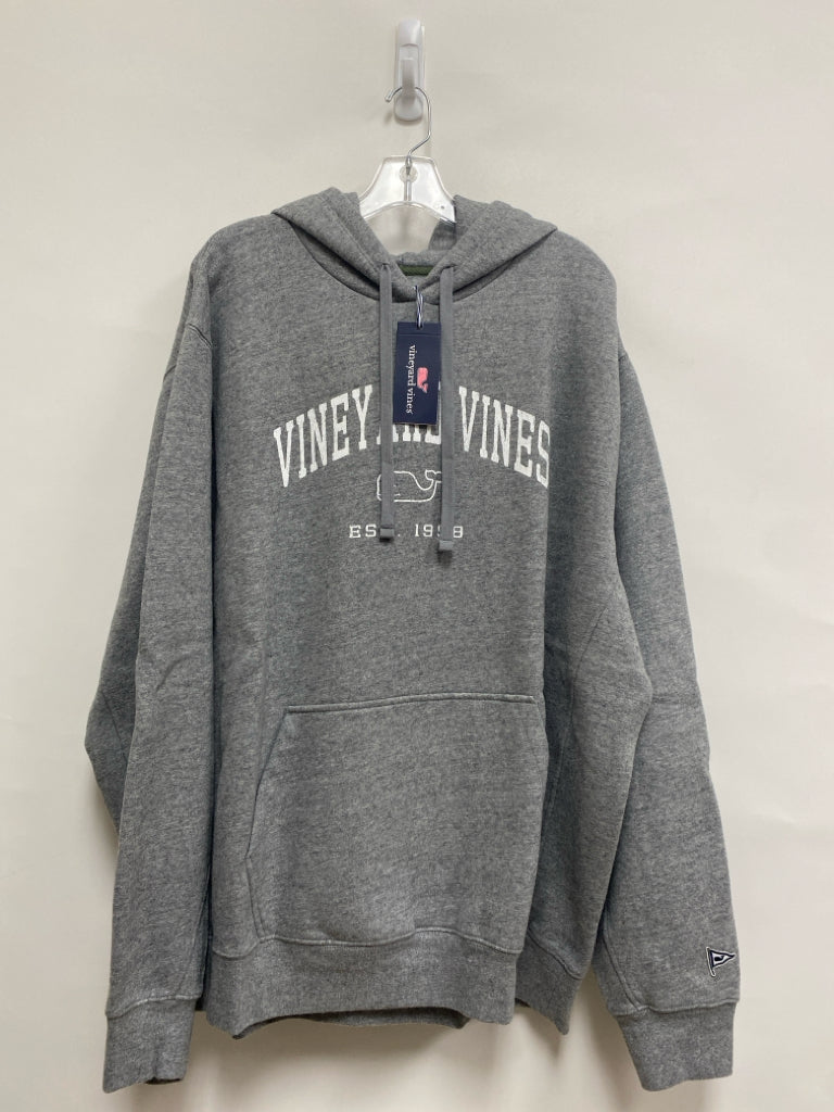 NWT Vineyard Vines Size XXL Gray Hooded Plus Size Sweatshirt