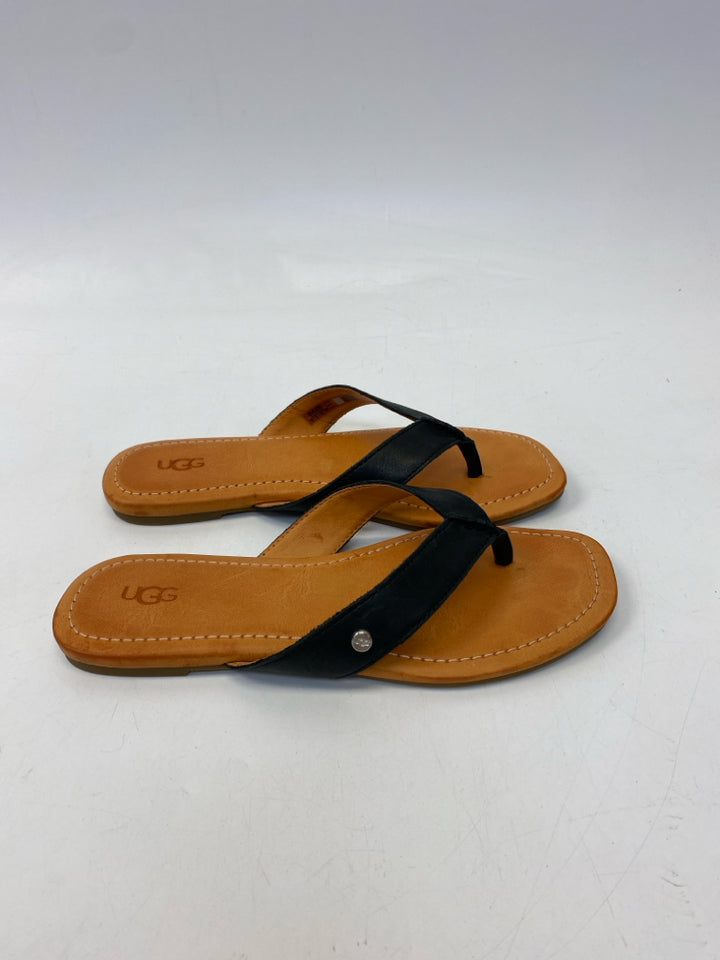 UGG  Size 8 Black Sandals
