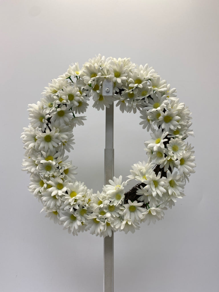 White Flowers Wreath
