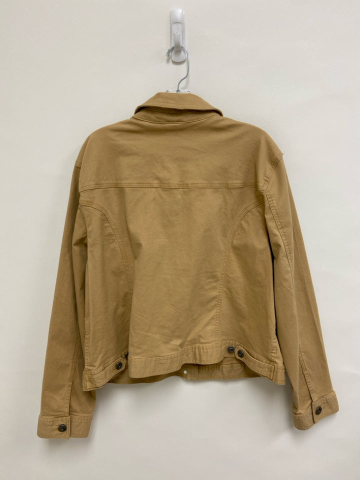 NWT Style &amp; Co.  SIZE  XXL Tan Button Up Plus Size Jacket