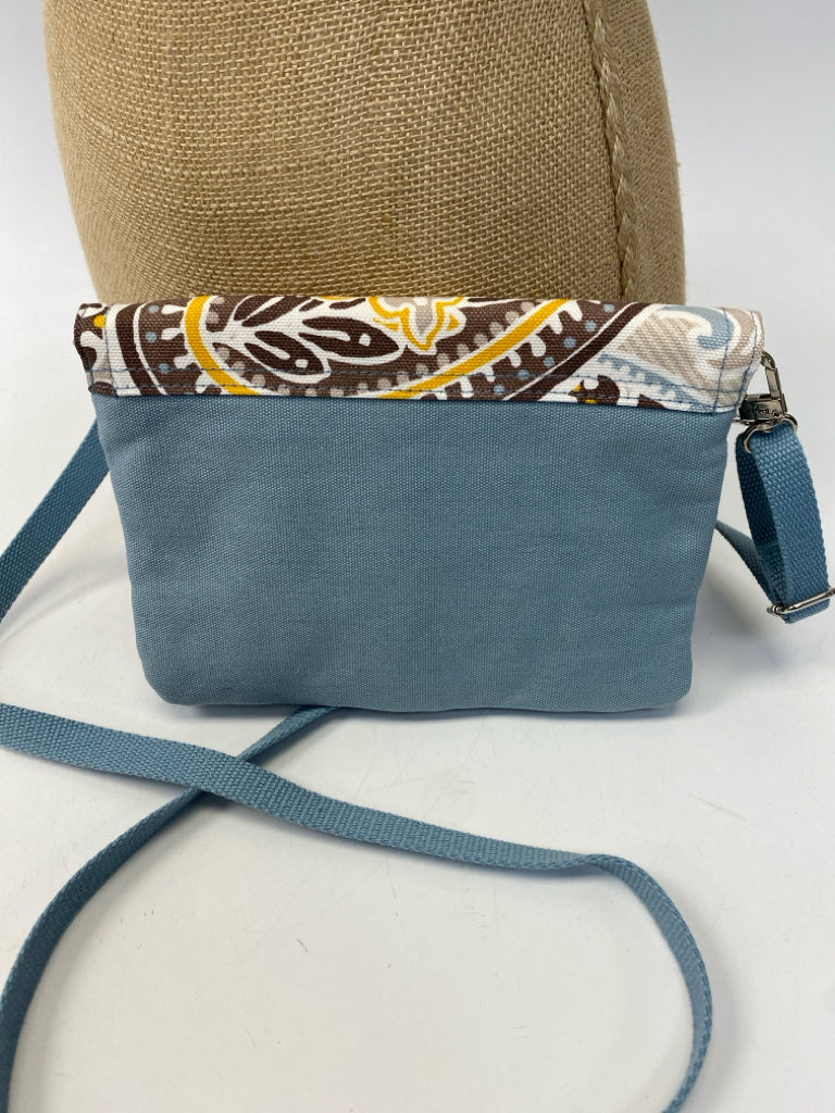 Thirty-One Brown Blue/Multi Paisley Crossbody