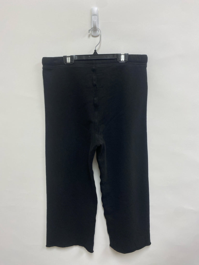 Frank &amp; Eileen Size M Black Cropped Ladies Sweatpant