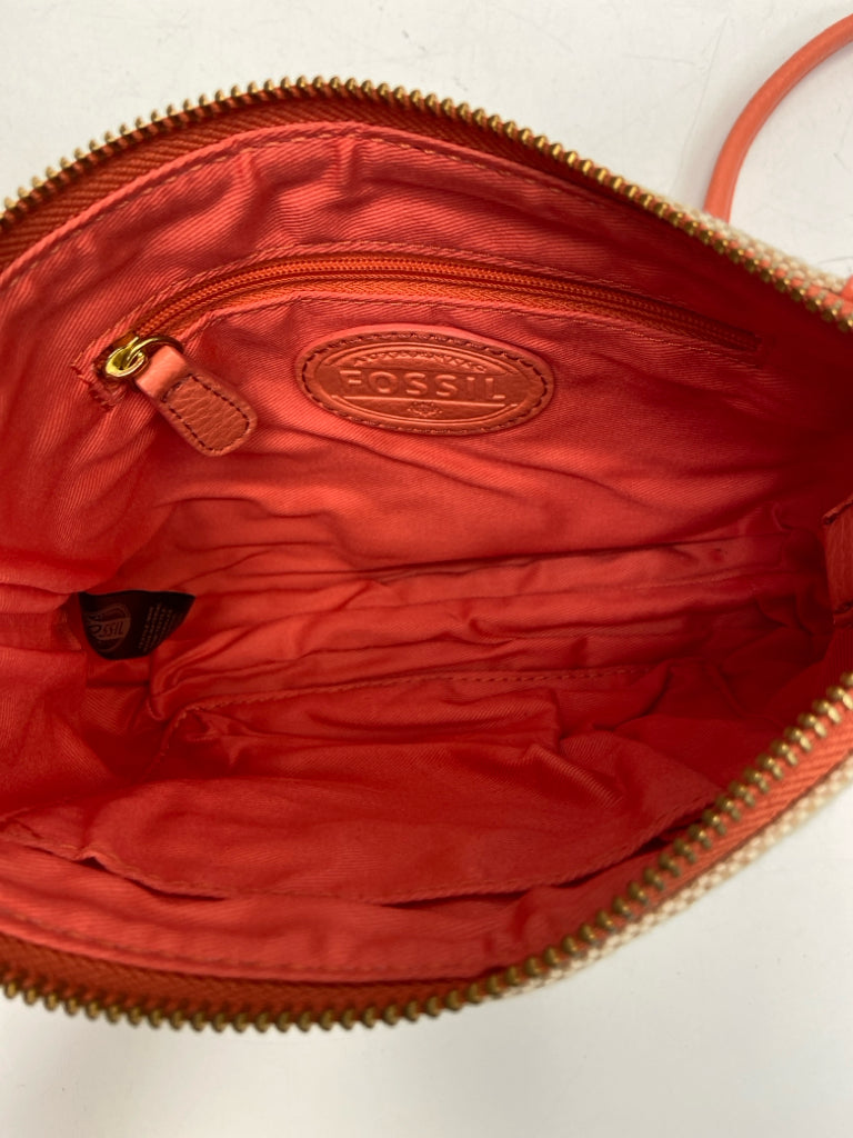 NWT Fossil Coral Tan Crossbody